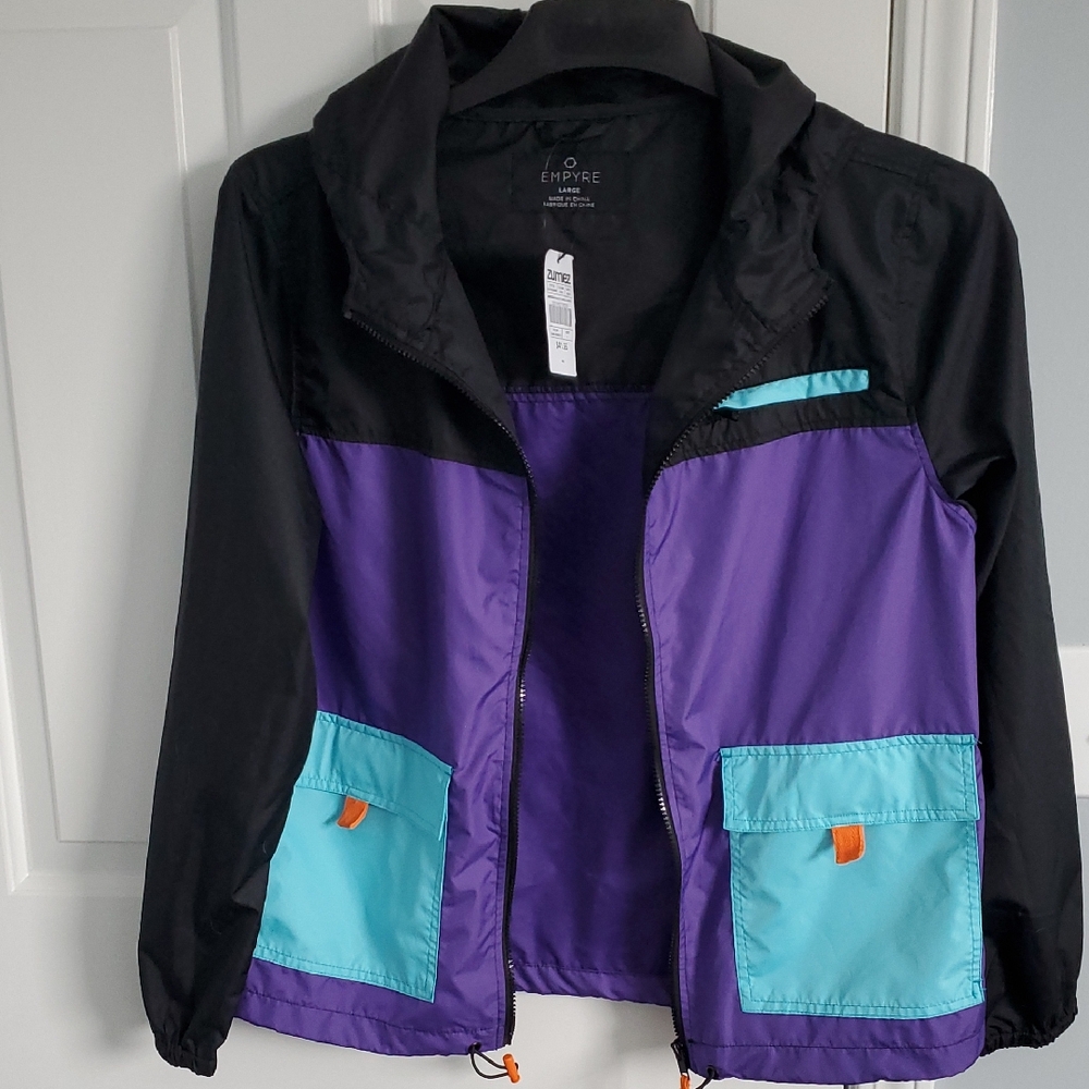 Empyre Dark Purple Windbreaker Jacket
